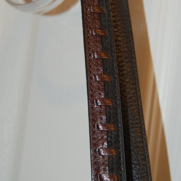 BRIGHTON Women's Black/Brown Leather Shoulder Bag - Picture 9 of 15